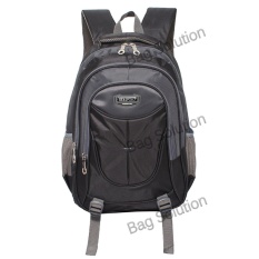 Real Polo Tas Ransel Kasual - Tas Pria Tas Wanita 6371 Backpack Daypack - Hitam