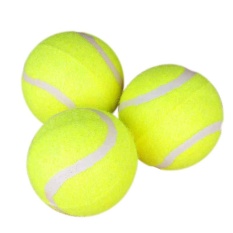 Karet Kelly Big Giant Pet Dog Puppy Mega Jumbo Bola Tenis Pelempar Chucker Launcher Mainkan Toy Tanda Tangan Diameter 6 CM-Intl