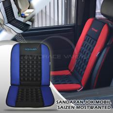 Saizen Cover Jok Mobil/Sandaran Punggung/Pijat/Kursi Kesehatan Mostwanted - Blue
