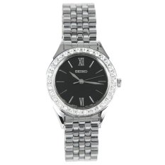 Seiko Jam Tangan Wanita Swarovsky - Silver - Stainless Steel - SXGP25