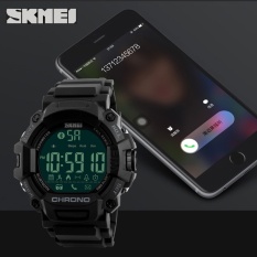 SKMEI Laki-laki Smart Watches Pedometer Waterproof Digital jam tangan pria Remote kamera panggilan pengingat Smartwatch Relogio Masculino - intl