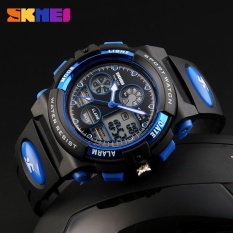 SKMEI Watch 1163 Kids Olahraga Jam Tangan Anak-anak Pria untuk Anak Laki-laki Militer Tahan Air Dual Layar Jam Tangan LED Tahan Air Watch
