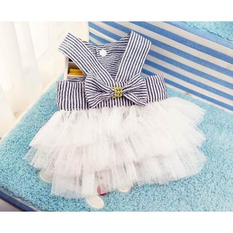 Kecil Anjing Peliharaan Gaun TUTU Rok Kucing Puppy Pakaian Lucu Pakaian Putri Pakaian L-Intl 3