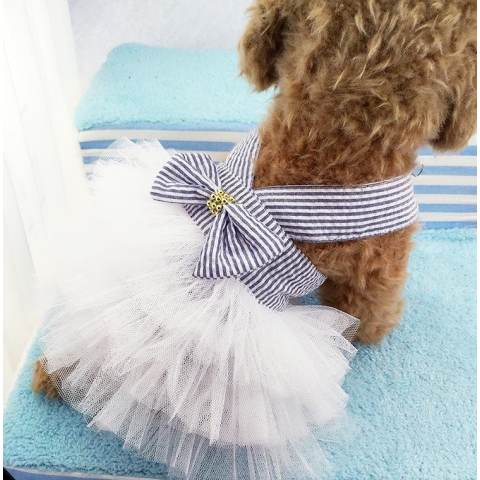 Kecil Anjing Peliharaan Gaun TUTU Rok Kucing Puppy Pakaian Lucu Pakaian Putri Pakaian L-Intl 2