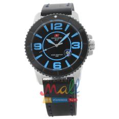 Swiss Army HCC-2030G Tali Kulit Hitam – Stainless – Tanggal – Dial Hitam