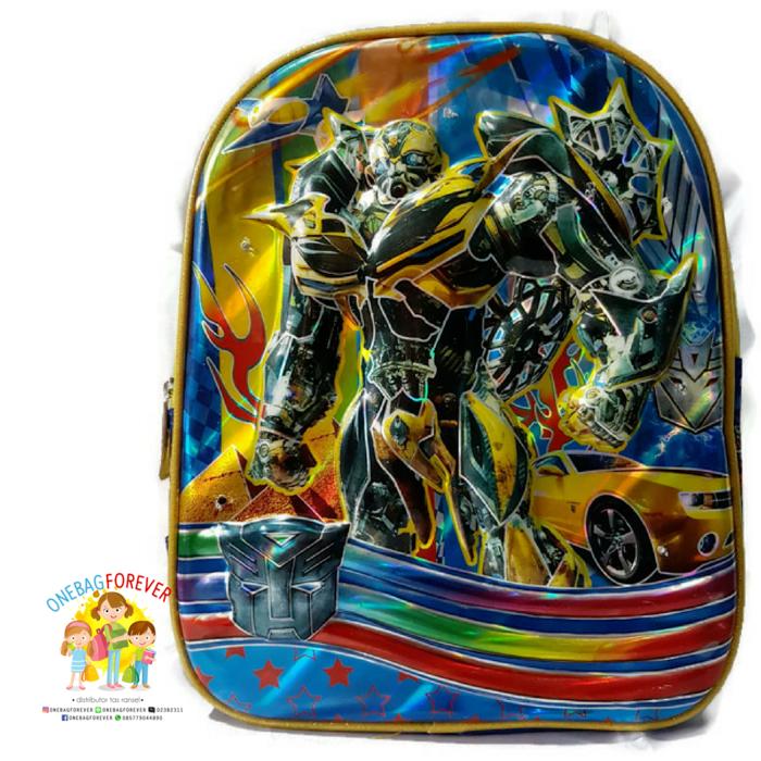 Tas Ransel Sekolah Anak LAKI LAKI CARS,TOBOT,ULTARAMAN,SPIDERMAN Motif 5D Timbul 2K Full Motif - Paud & TK