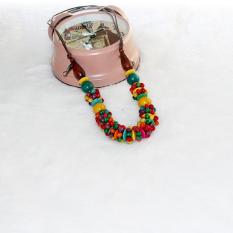 TERLARIS.Rugi kalau tidak memilikinya. Kalung Kayu Murah dari perajin yogya warna warni