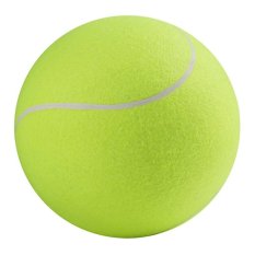 Toprank 24 Cm Big Giant Tanda Tangan Bola Tenis Inflatable PET TennisBall Pelempar Chucker Launcher Bermain Mainan (Hijau) -Intl