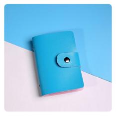 Ultimate 24 slot Dompet Kartu Nama / kartu kredit / Tempat Kartu Nama Kulit / Atm OR 90-01 - Blue