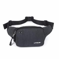 uNiQue Tas Pinggang Outdoor Sport Travel Fitness Running Bag Grey