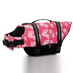 Unisex PET Rompi Keselamatan Dog Life Jaket Puppy Preserver Swimwear Warna: Pink Ukuran: XL-Intl