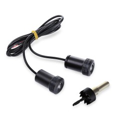 Universal Punching Ghost Shadow Light Welcome Laser Projector LED Car Logo Courtesy Door Lamp 2PCS for Decoration - intl