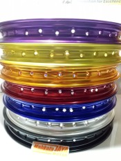 Velg Rossi WM Ring 17 Lebar 140-140 Harga 1Set Depan & Belakang Bebas Request Warna