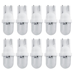 vishine mall- Professional Lighting Accessories 10x T10 White 12V LED 194 168 158 W5W 501 Side Car Auto Wedge Light Lamp Bulb