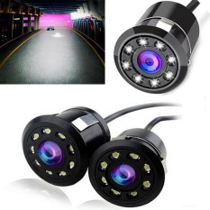 Waterproof Car Backup Camera HD Color CCD Reverse Rear View Camera 8 LED Night Vision 170 Degree Parking System - intl