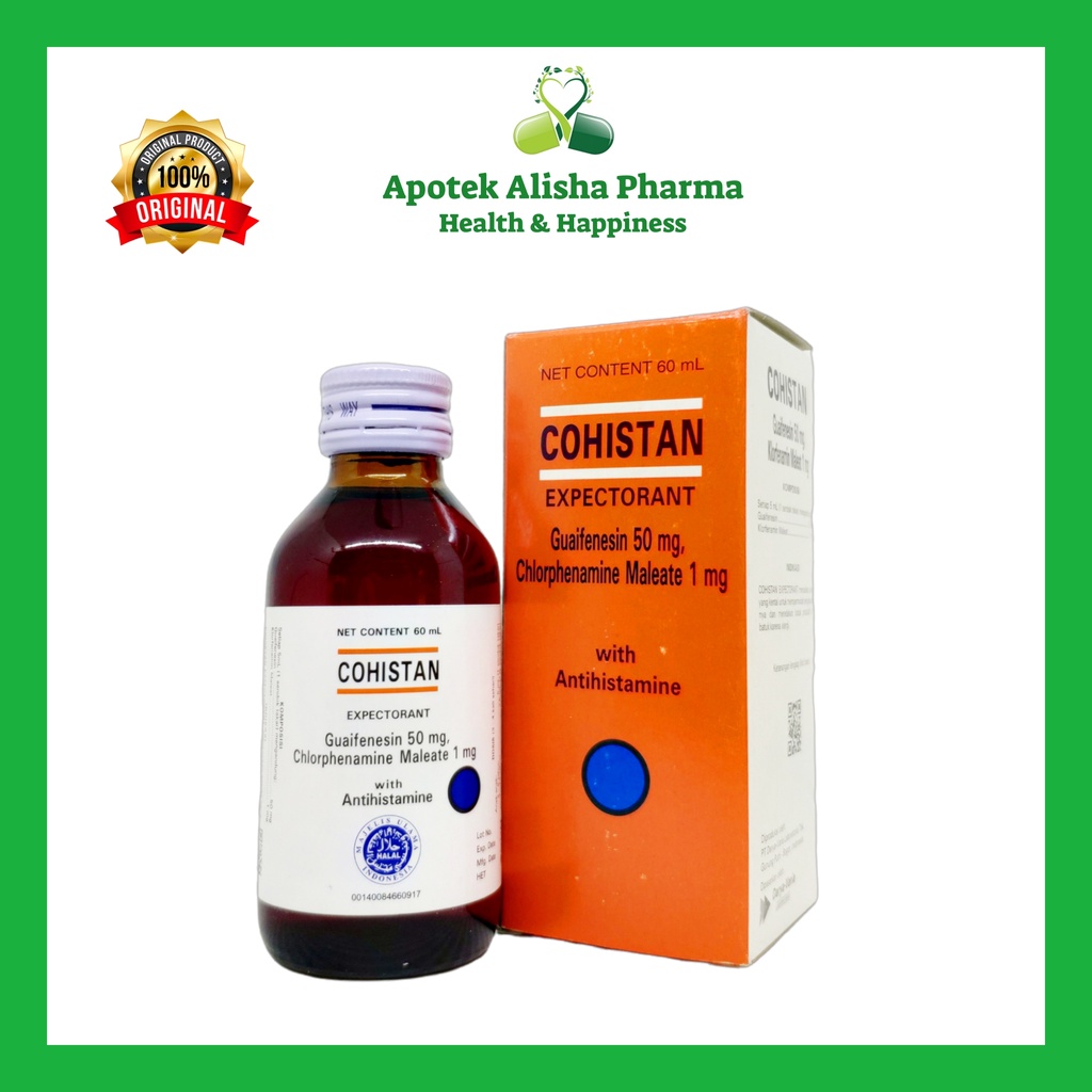 Cohistan Expectorant Sirup Ml Kohistan Ekspektoran Syrup Obat