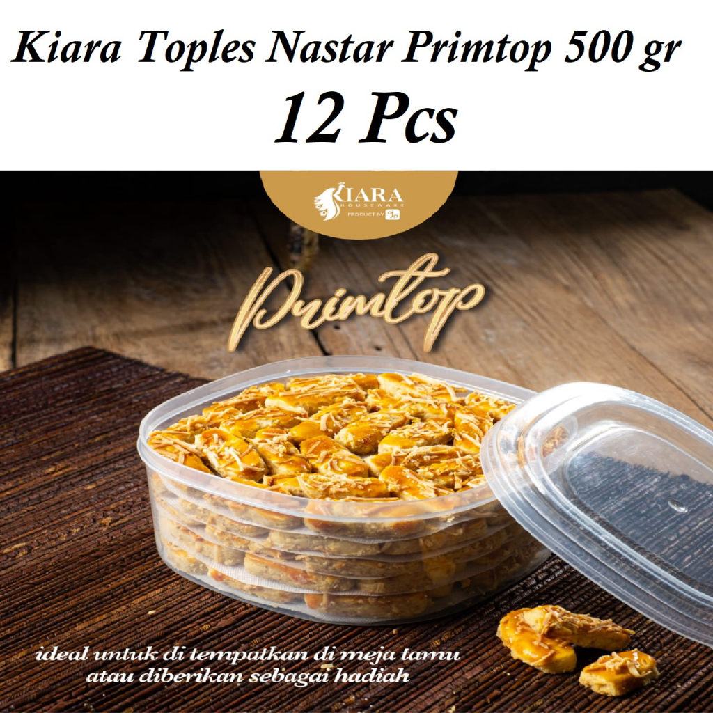 Kiara Toples Nastar Anti Pecah Primtop 500 Gr SW PT500 Tempat Kue