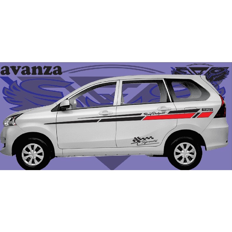 Stiker Mobil Avanza Calya Striping Sticker Terios Rush Xenia Ertiga