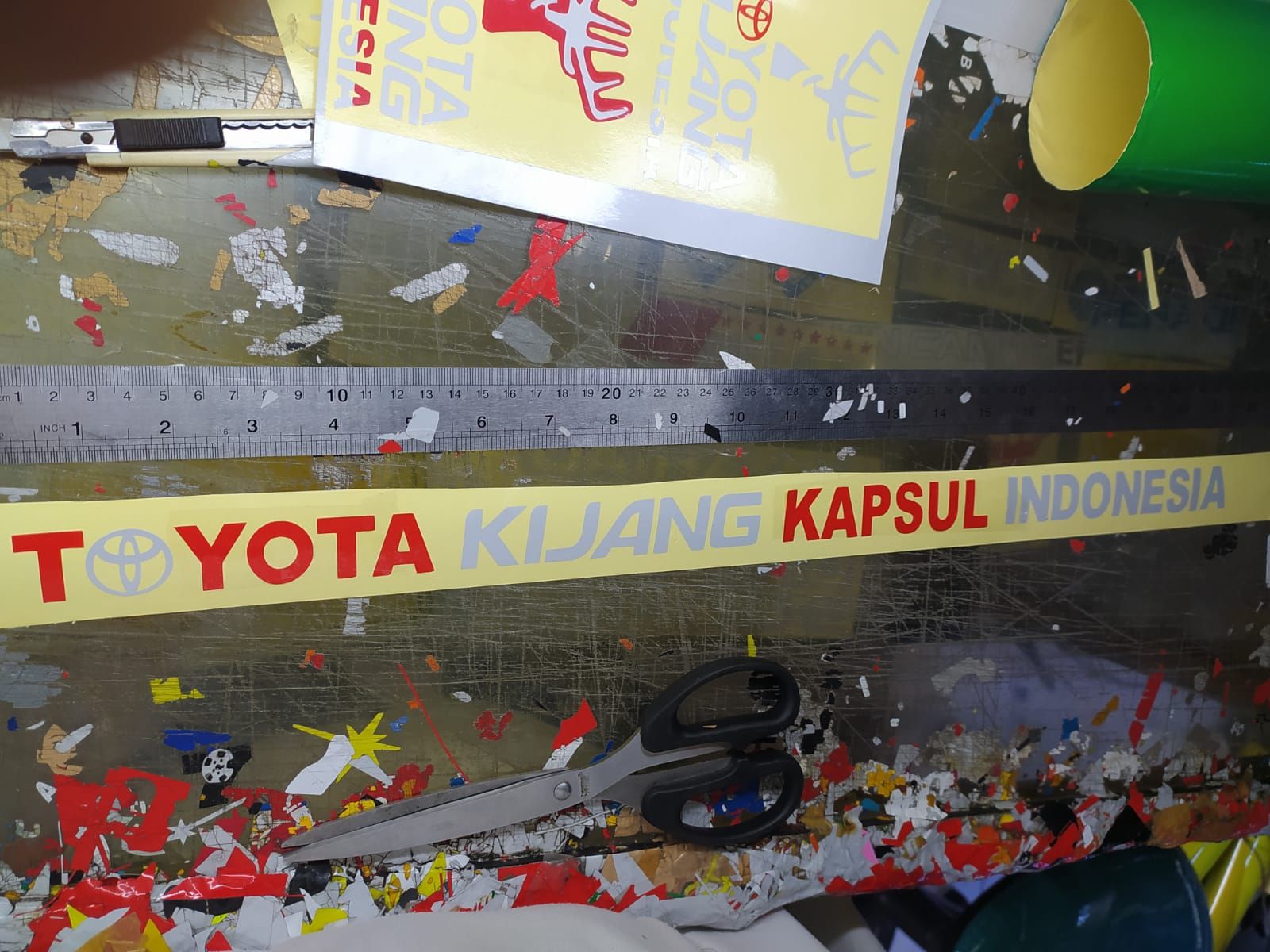 Sticker Cutting Stiker Custom Toyota Kijang Kapsul Indonesia Lazada