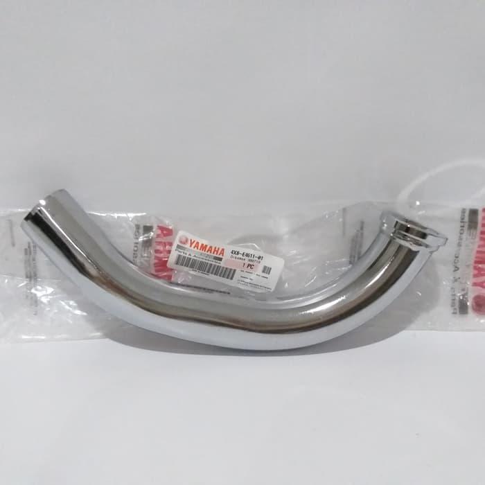 ORIGINAL Leher Knalpot RX King 4X8-E4611-01 Yamaha Genuine Parts TERSEDIA Knalpot racing/Knalpot proliner/Knalpot vixion/Knalpot beat/Knalpot rx king/Knalpot mobil/Knalpot satria fu/Knalpot tsukigi/Knalpot racing beat/Knalpot rcb
