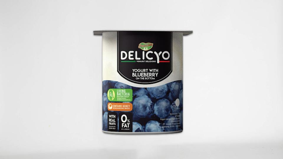 Yogurt Blueberry Spoonable Delicyo Lazada Indonesia