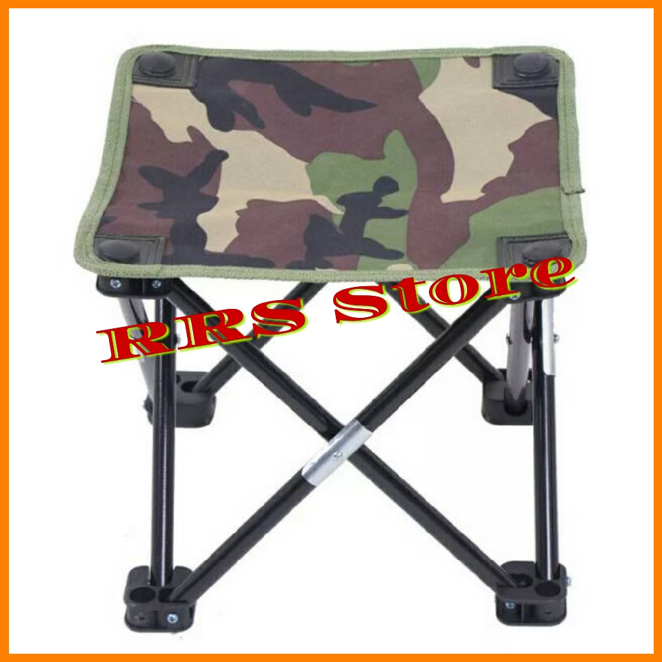 Taffsport Kursi Lipat Mancing Kotak Desain Army Zdy Portable Chair