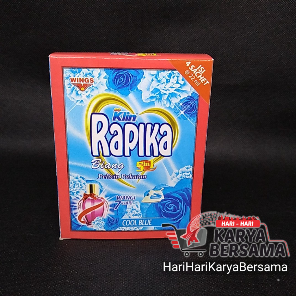 SO KLIN RAPIKA BIANG 5IN1 COOL BLUE BOX ISI 4SACHET X 22ML Lazada