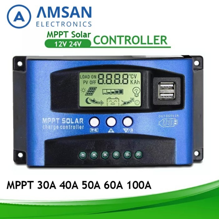 Scc Mppt Solar A A Charge Controller V V Cell Panel Surya