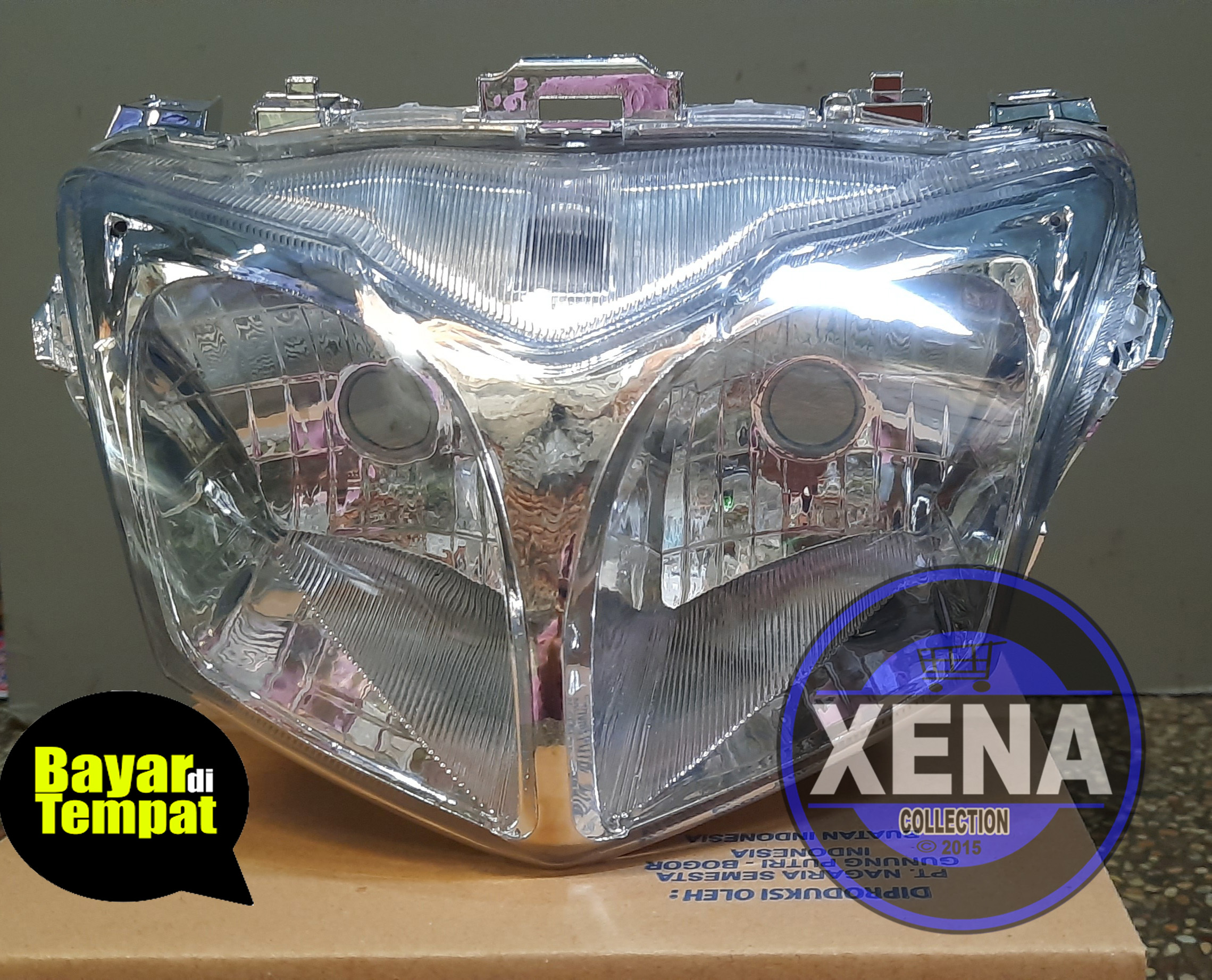 HEADLAMP LAMPU DEPAN REFLEKTOR SUPRA X 125 HELM IN REFLEKTOR RUMAH