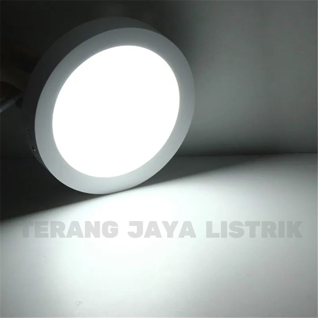 Lampu Downlight Outbow Tempel Cor Watt Satu Warna Full Bulat Dan