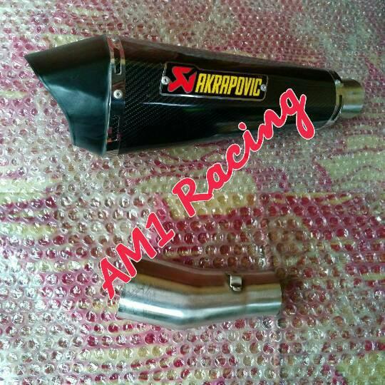 KNALPOT AKRAPOVIC SLIP ON NINJA 250FI/250 FI/250 KARBU/RR MONO/ABS/SE