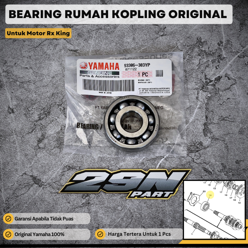 Bearing Laher Rasio Kruk As Rx King Rxk Rxs Original Yw