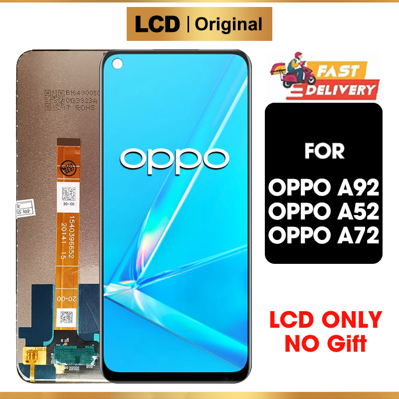 LCD OPPO A92 A52 A72 2022 Original TOUCHSCREEN Fullset Untuk Glass