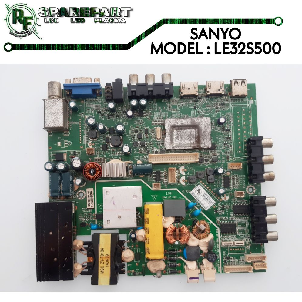 MB TV LED SANYO LE32S500 Mainboard Tv Led Sanyo Le 32s500 Lazada