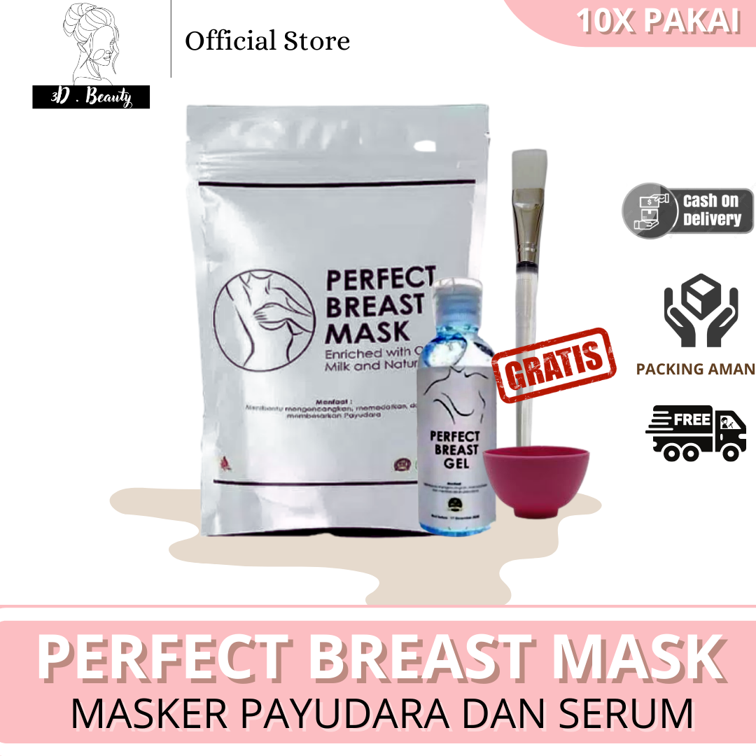 Perfeck Breast Mask X Pakai Masker Pembesar Dan Pengencang Payudara