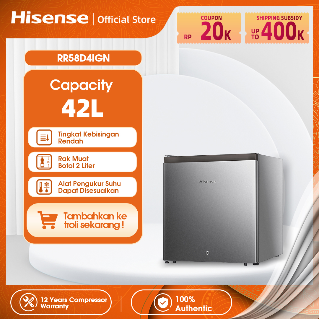 Hisense Kulkas Mini Bar Kulkas Pintu Refrigerator Lemari Es