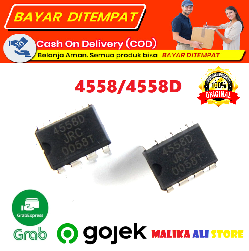 JRC4558 4558D Dual Operational Amplifier Lazada Indonesia