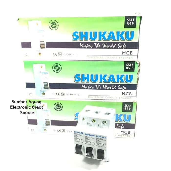 MCB Shukaku SKU899 SNI LMK Standar PLN C20 C25 C32 20A 25A 32A Lazada