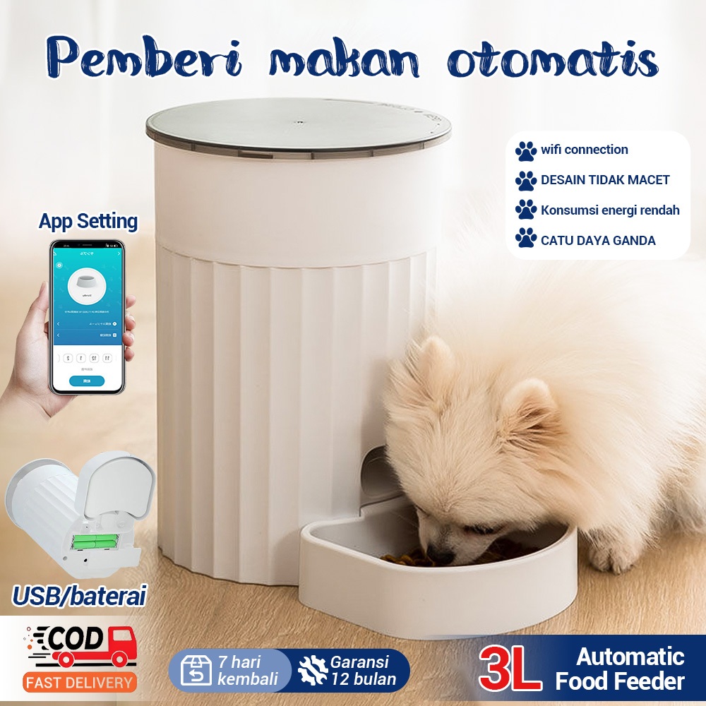 Epic Finds Automatic Pet Feeder Dengan Fungsi Video Dispenser Makanan