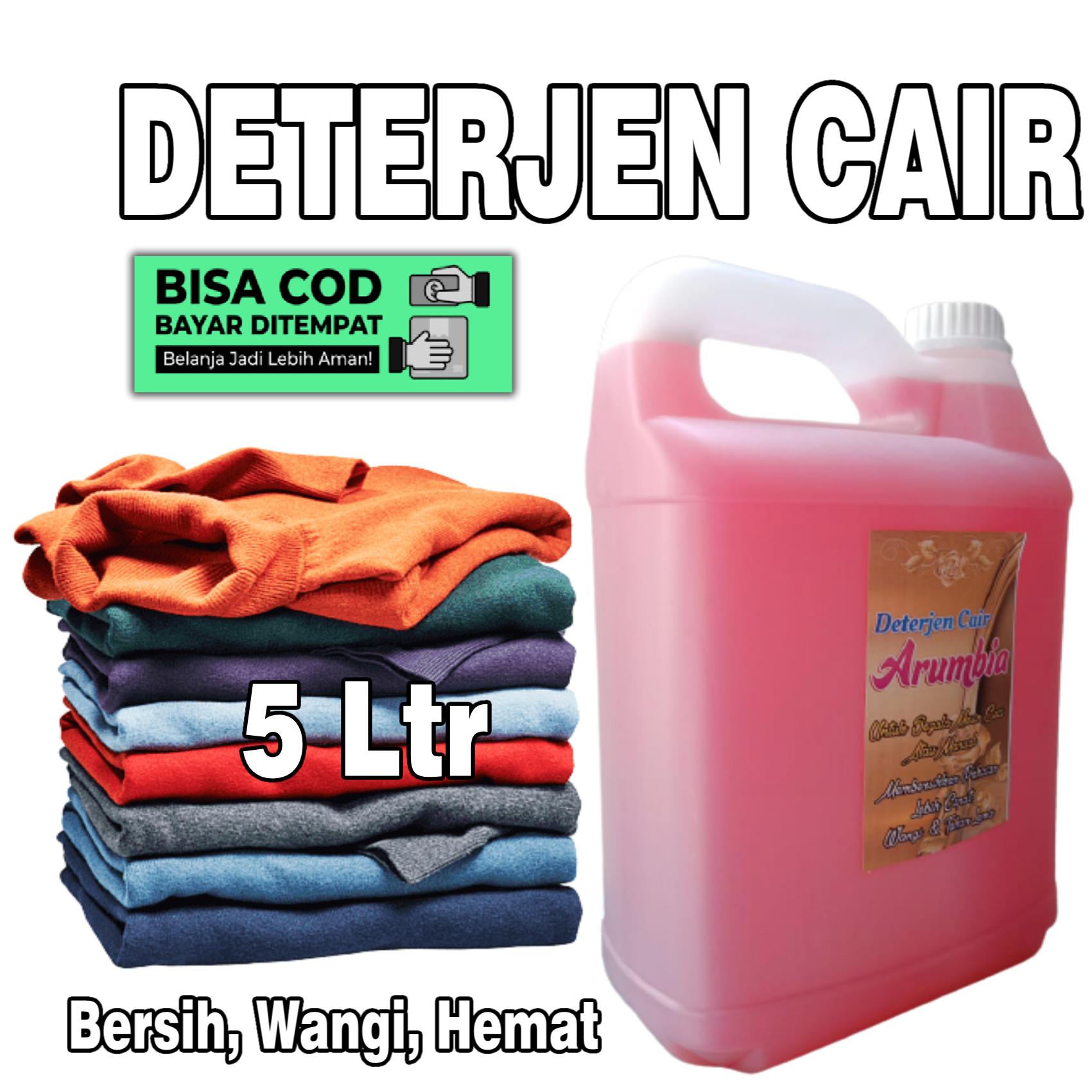 COD Sabun Cair Arumbia PINK Untuk Mencuci Baju Netto 5 Liter