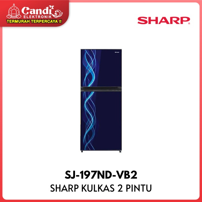 Sharp Kulkas Pintu Sj Nd Vb Liter Lazada Indonesia