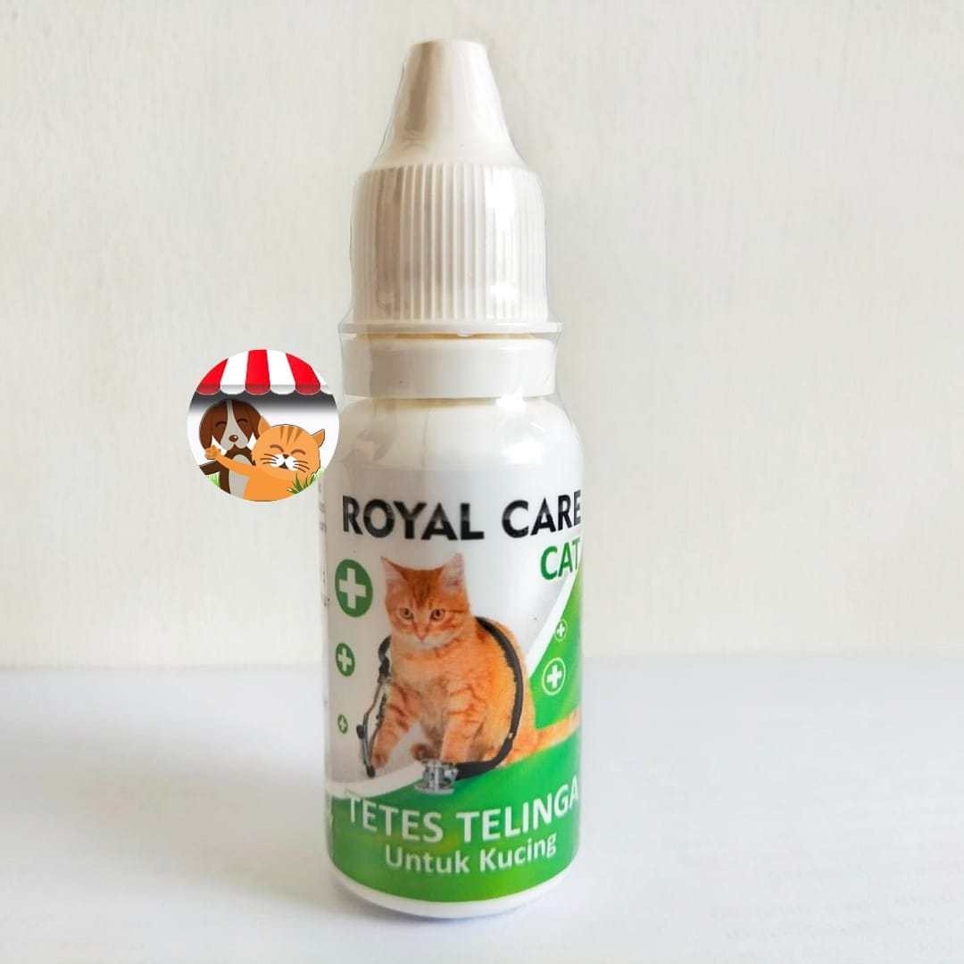 Royal Care Tetes Telinga Cat 10ml Obat Tetes Iritasi Jamur Kucing