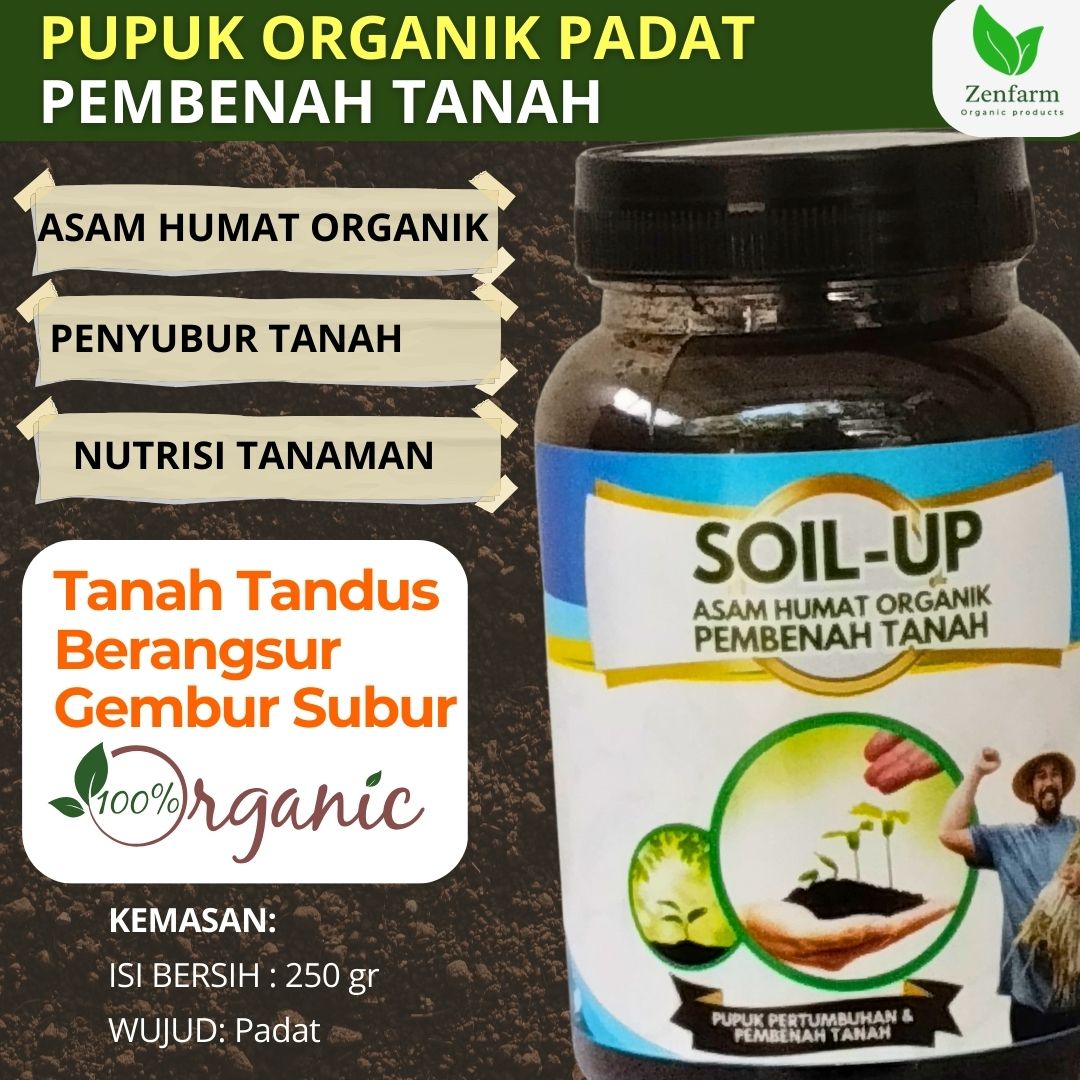 Pupuk Organik Penyubur Tanah Tanaman Kebun Sawah Naturagen Padat Micro