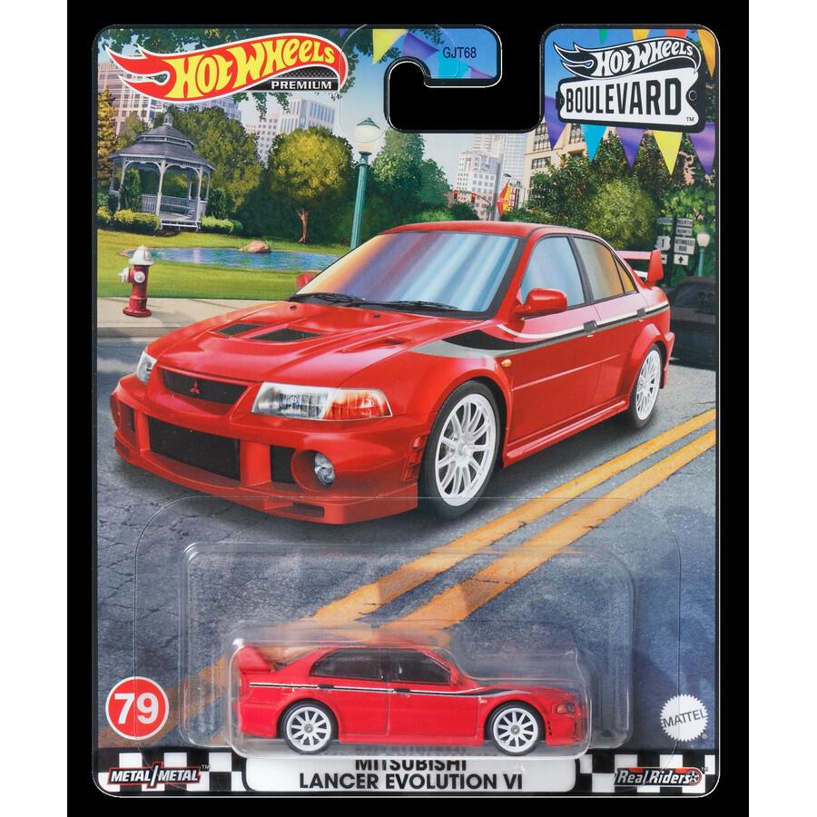 Hot Wheels Mitsubishi Lancer Evolution VI Merah Boulevard R Premium