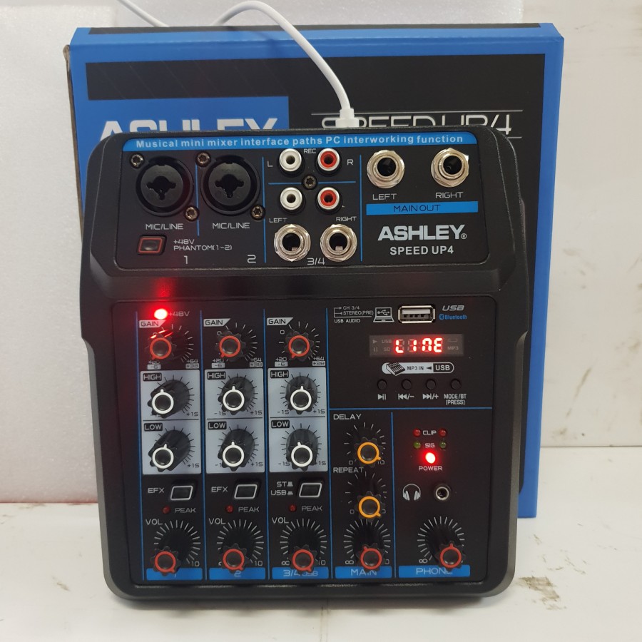 Mixer Audio Ashley Speed Up Ch Usb Bluetooth Original Lazada Indonesia