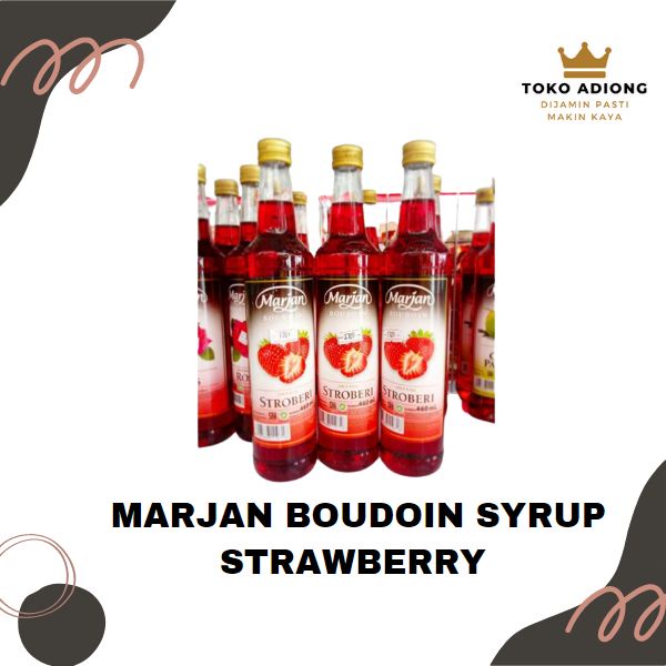 Marjan Boudoin Syrup Stoberi Ukuran Ml Lazada Indonesia