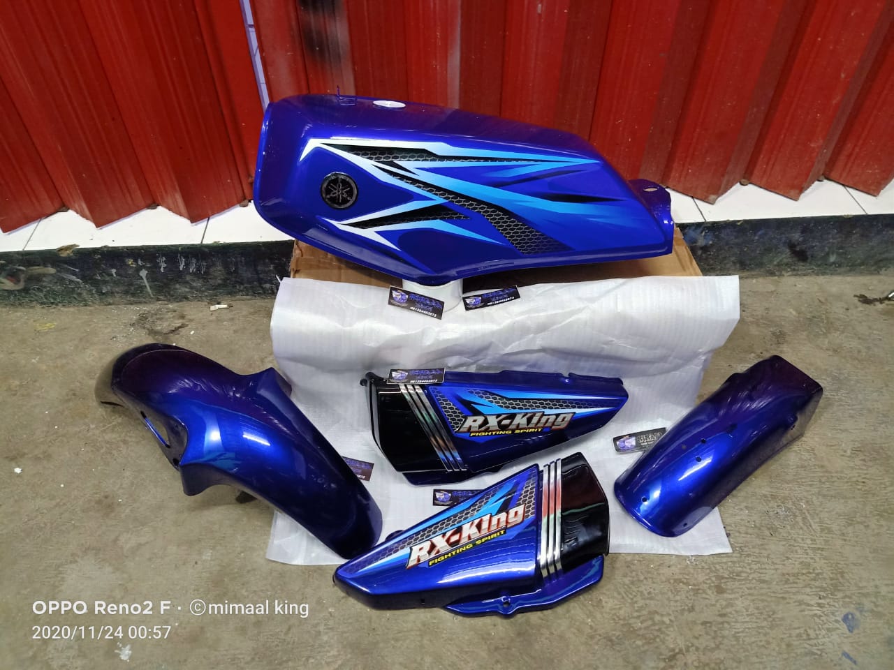 Body Tangki Tengki Fullset Rx King Biru Bonus Paking Kayu Lazada