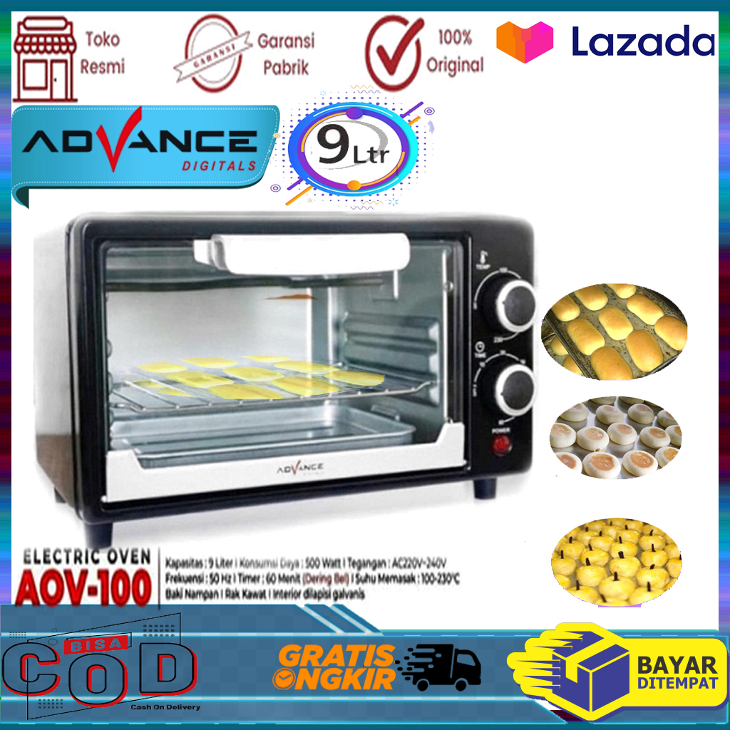 Oven Advance Aov Kapasitas Liter Oven Listrik Advance Aov