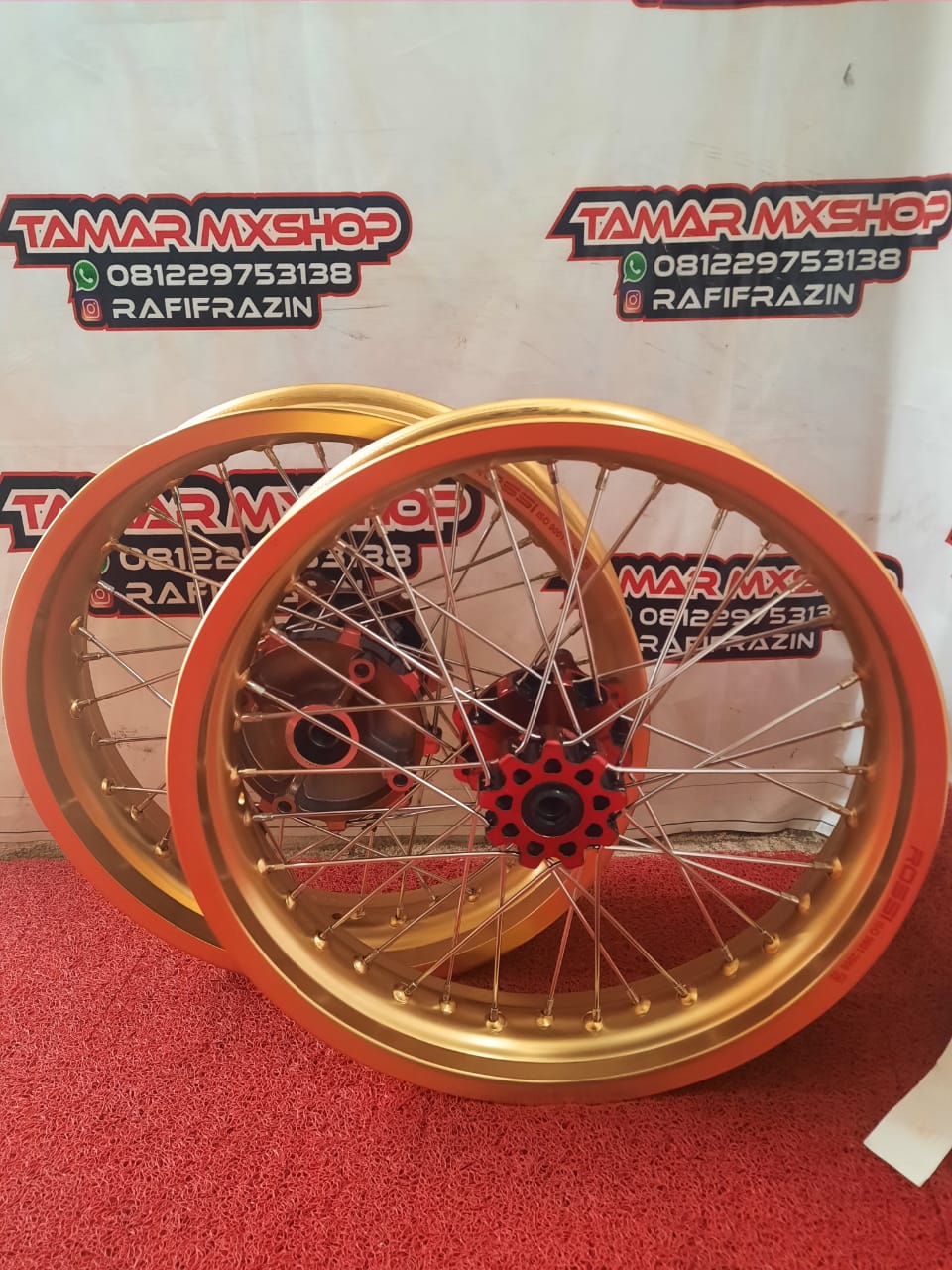 Velg Set Supermoto Honda Crf Ring Pnp Roda Tanpa Ban Pnp Crf