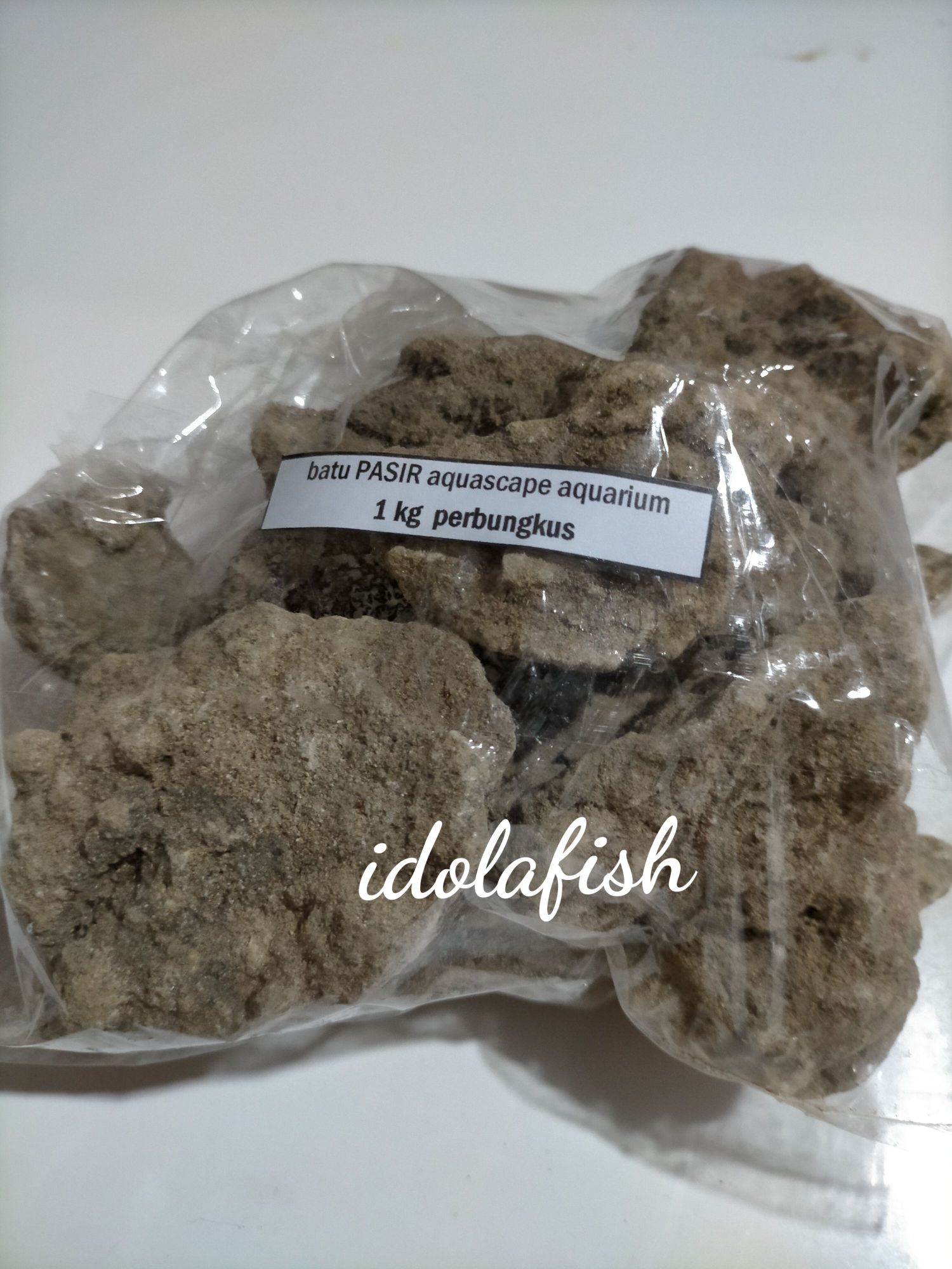 Batu Pasir Fosil 1 Kg Aquascape Aquarium Lazada Indonesia